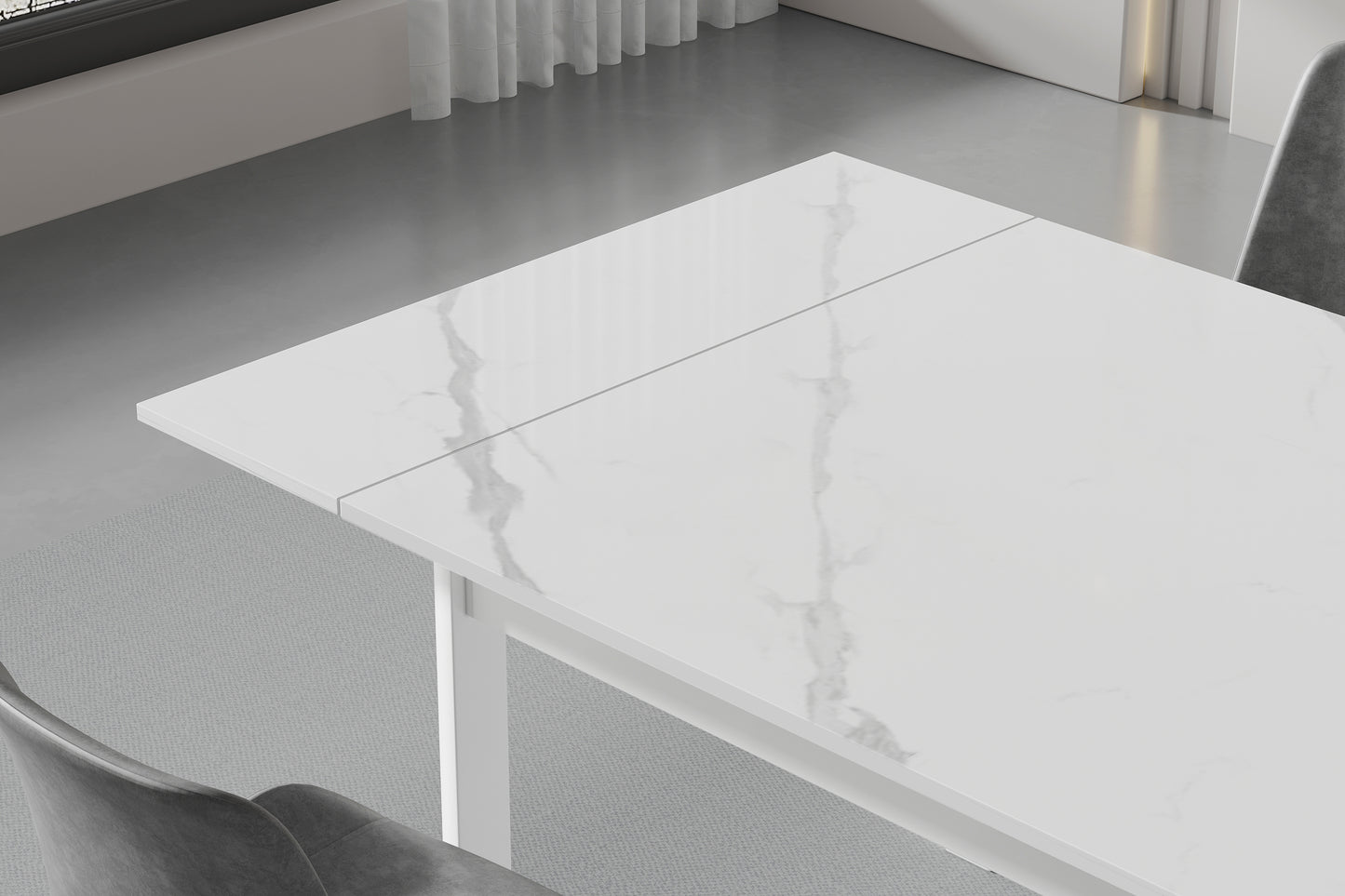 Versatile Extendable Dining Table - Space-Saving, Durable & Stylish for Every Home