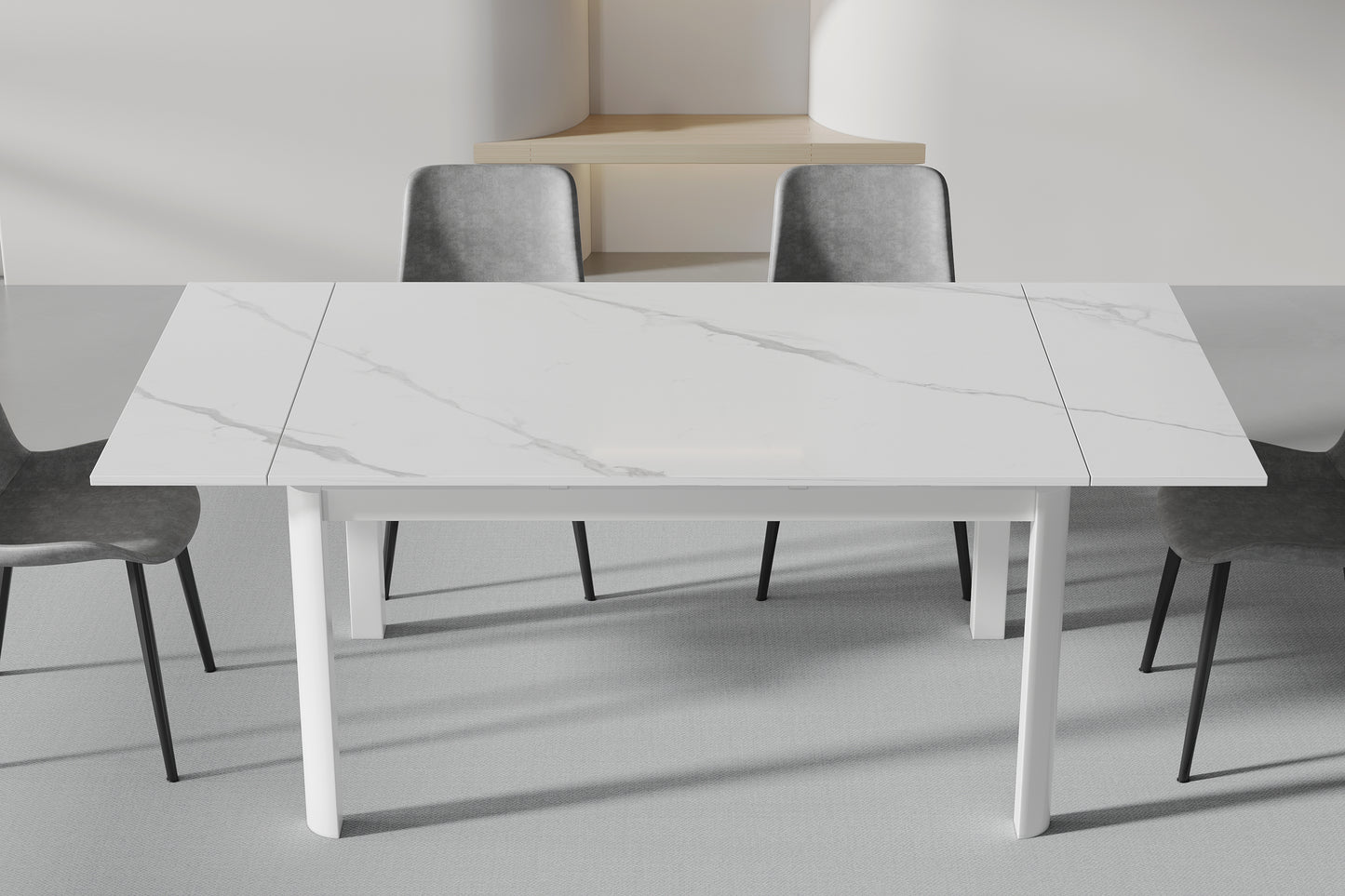 Versatile Extendable Dining Table - Space-Saving, Durable & Stylish for Every Home