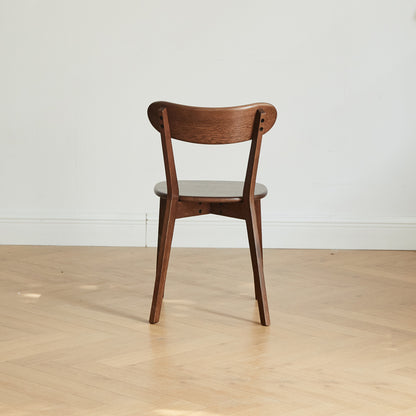 2PCS Dining chair natural wood 100% dirt-free wood chair solid chair table chair